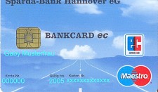 Bild einer Bankkarte