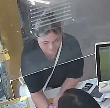 Foto der gesuchten Frau