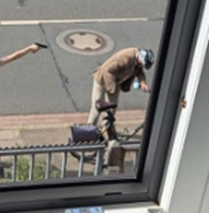 Fahndungsfoto des gesuchten Mannes