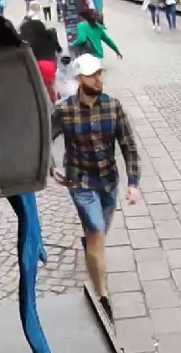 Foto des einen Tatverdächtigen