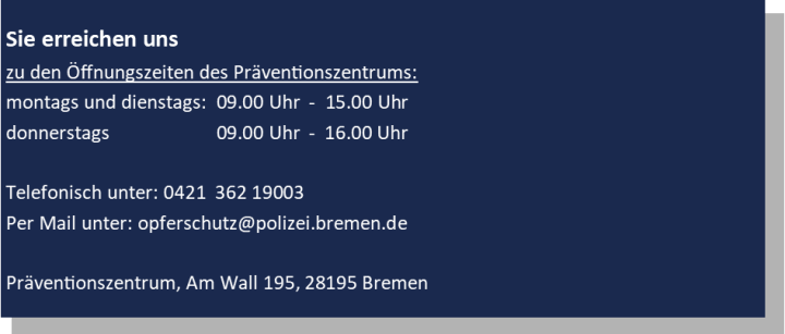 Erreichbarkeit