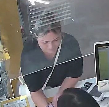 Foto der gesuchten Frau