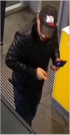 Abbildung eines unbekannten Tatverdächtigen