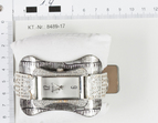 Asservat 1.4: Damenarmbanduhr der Marke Ricarda mit silberfarbenem Armband