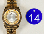 Abbildung einer mutmaßlich gestohlenen Uhr 