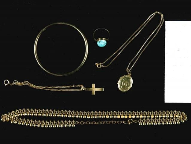 sichergestellter Schmuck