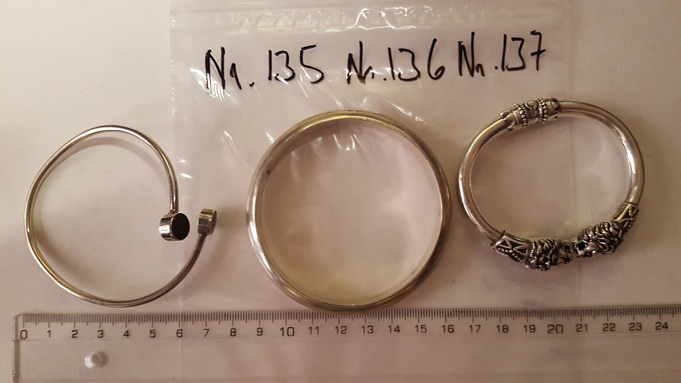 Asservate 135 bis 137: Diverse Ringe