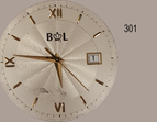 Zifferblatt einer Armbanduhr / Abbildung: B Krone L
