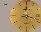 Asservat 305: Zifferblatt einer Uhr / Tissot / Seastar Quartz / T-Swiss Made-T