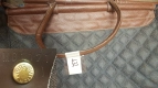 Asservat 432: Tasche Louis Vuitton / MB 1171 eingestanzt neben dem Verschlußknopf