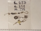 Asservate 257 bis 259: Diverse Ohrhänger
