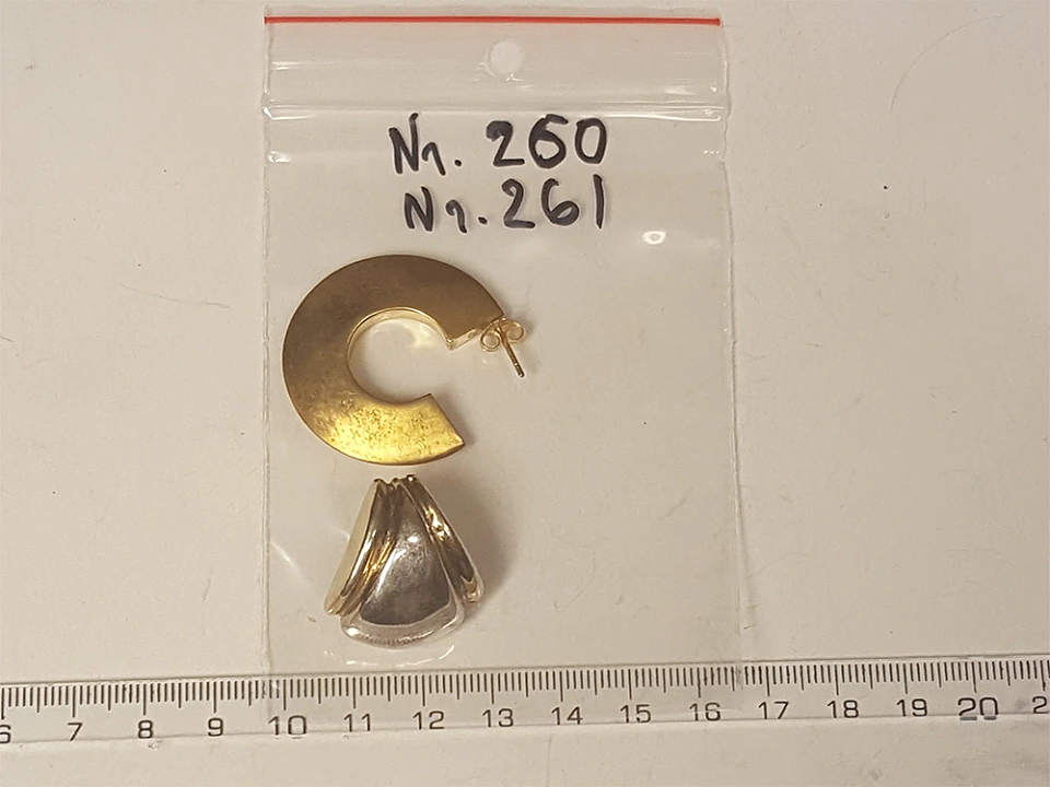 Asservat 260 bis 261: zwei Ohrstecker