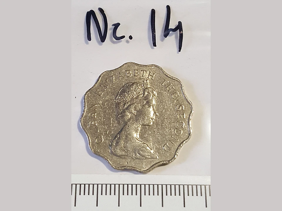 M&uuml;nze Nummer 14: Queen Elizabeth the second