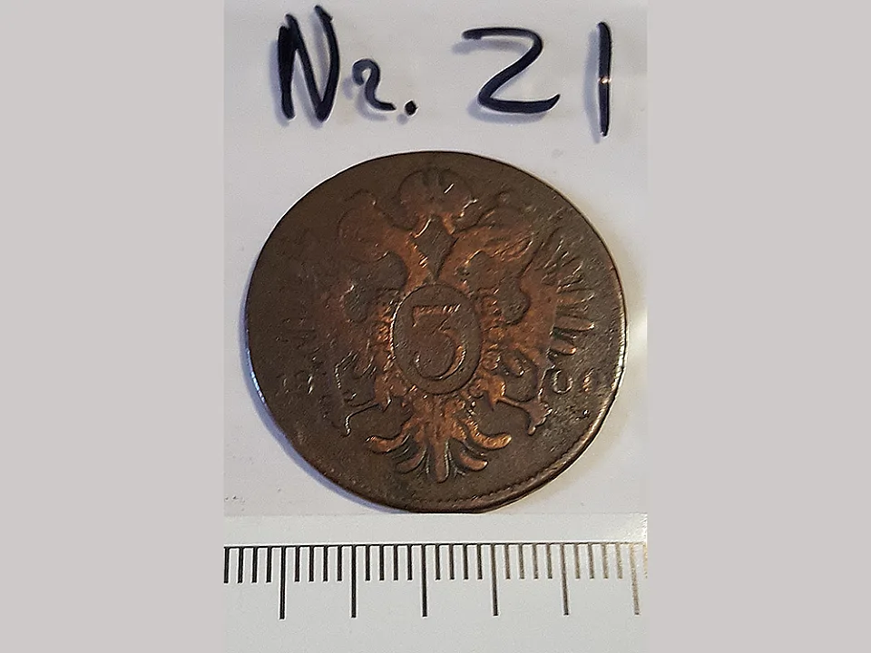 M&uuml;nze Nummer 21: 3, 1800