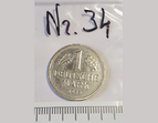Münze Nummer 34: 1 Deutsche Mark / 1983