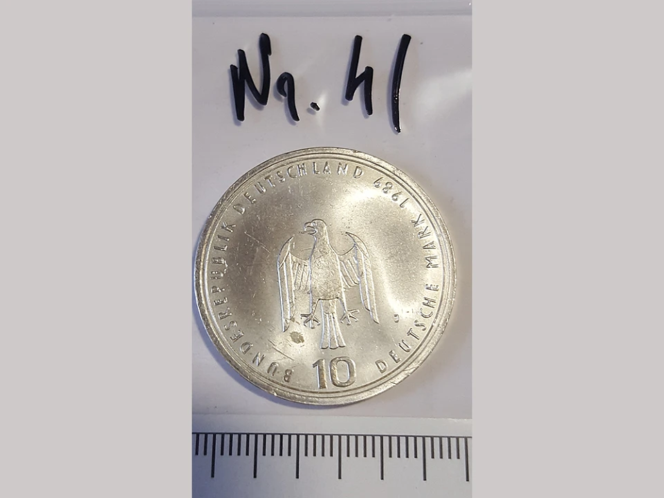 M&uuml;nze Nummer 41: Bundesrepublik Deutschland / 10 Deutsche Mark / 1989
