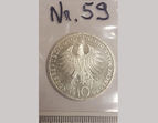 Münze Nummer 59: Bundesrepublik Deutschland / 10 Deutsche Mark / 1992 / D