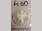 Münze Nummer 60: Bundesrepublik Deutschland / 10 Deutsche Mark / 1992 / D