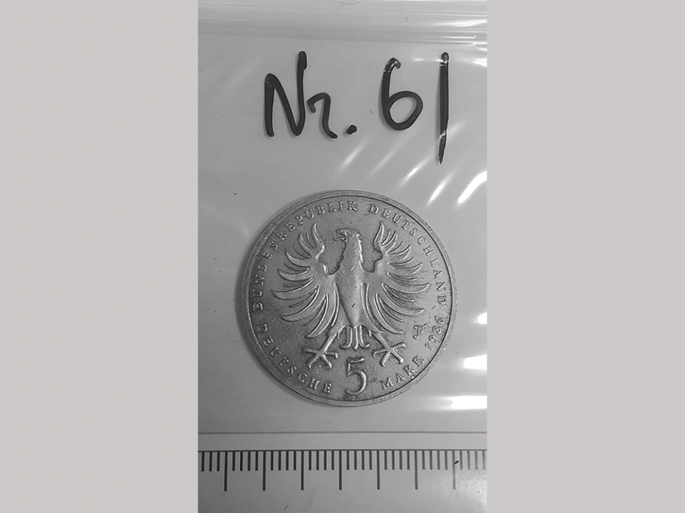 M&uuml;nze Nummer 61: Bundesrepublik Deutschland / 5 Deutsche Mark