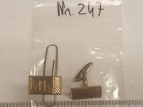 Asservat 247: Manschettenknöpfe / Initialien: MK
