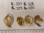 Asservat 327 bis 330: Anstecknadeln / Broschen