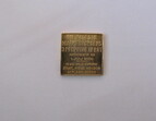 Abbildung einer mutmaßlich gestohlenen goldenen Briefmarke