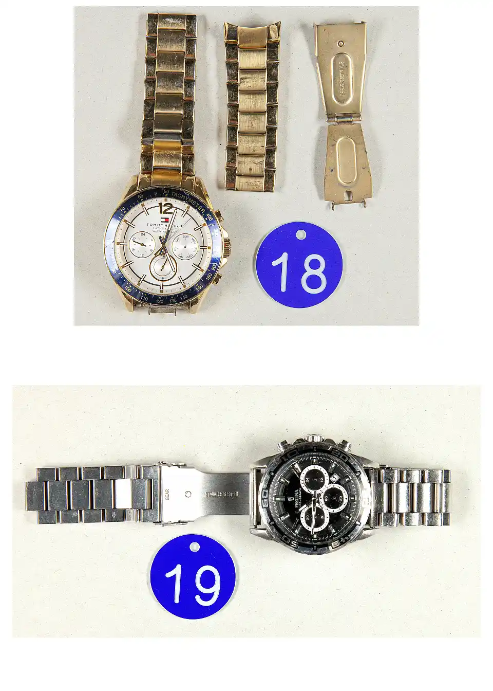 Abbildung einer mutma&szlig;lich gestohlener Uhr 