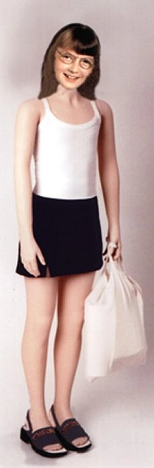 Adelina Pismak mit der zuletzt bekannten Bekleidung