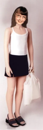 Adelina Pismak mit der zuletzt bekannten Bekleidung