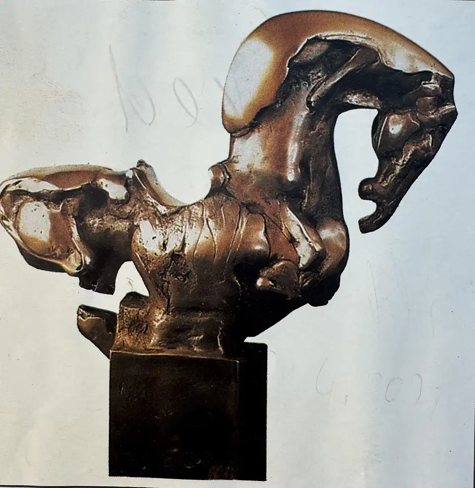 Gestohlene Bronzestatue