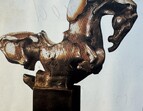 Gestohlene Bronzestatue