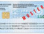 Dienstausweis der Polizei Bremen, Rückseite