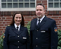 Foto der Leiterin, Andrea Wittrock, und des Ständigen Vertreters, Andreas Löwe