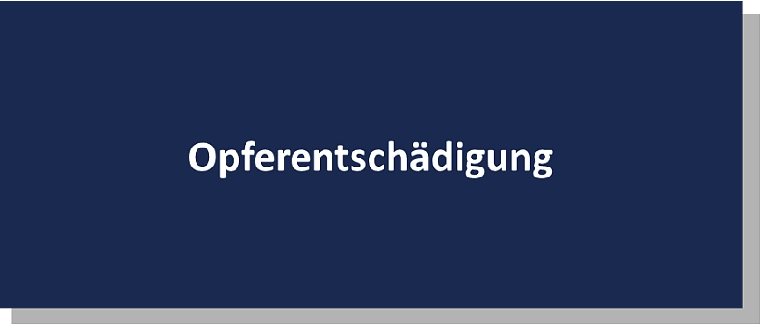 Entschädigung für Opfer von Gewalttaten