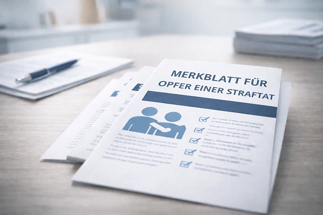 Beispielhaftes Merkblatt 